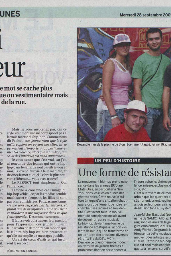 Le Nouvelliste – Le Mag Jeunes
