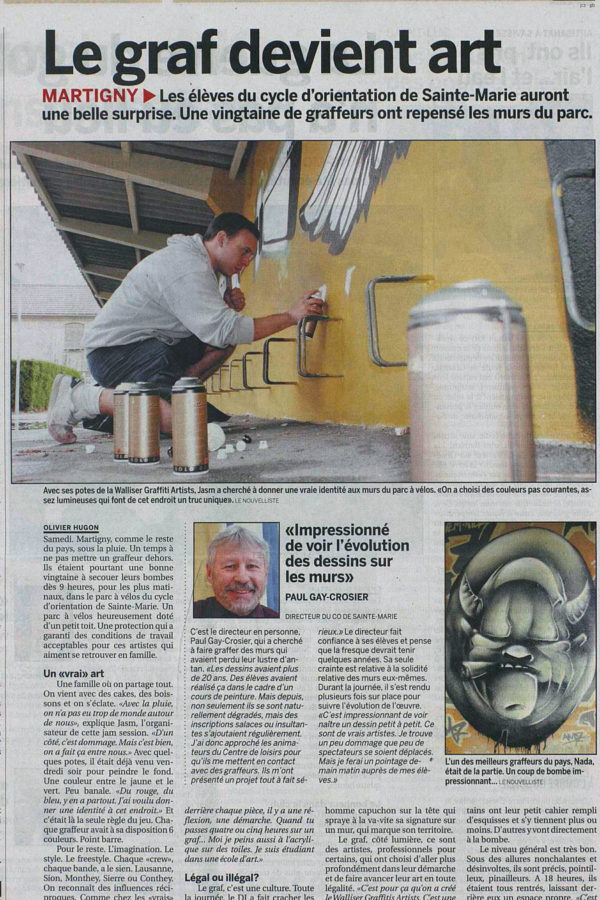 Le Nouvelliste – Martigny