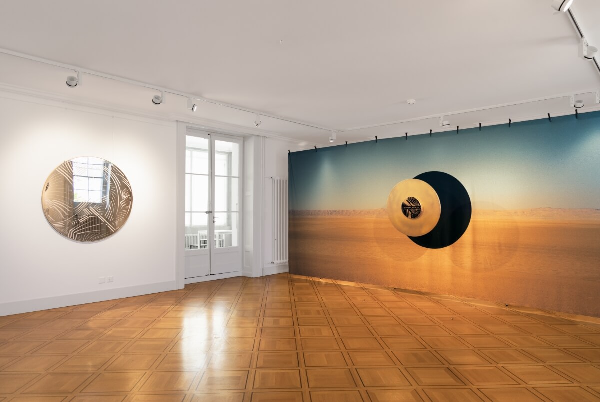 Installation Black Hole, Lines of Soul, Cologny exhibition, 2025